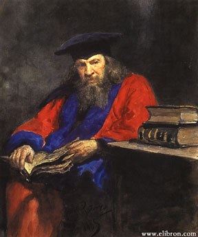 D.I.Mendeleev. The author Repin I.E.
